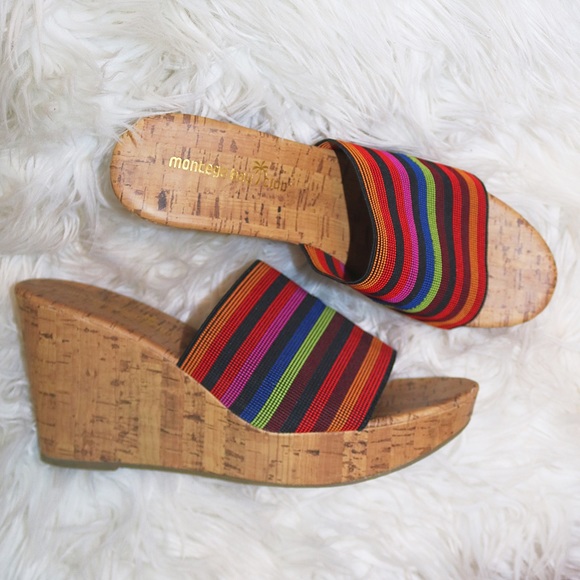Montego Bay Club Shoes - BOGO Montego Bay Club | NWOT | Rainbow Wedges